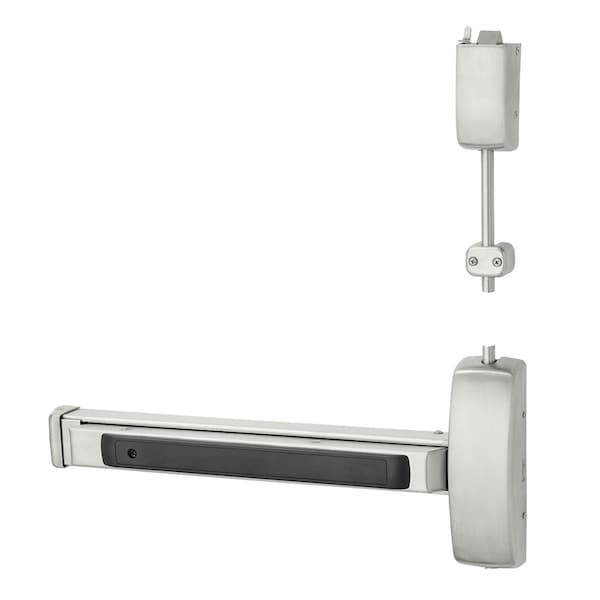 Sargent Grade 1 Surface Vertical Rod Exit Device, Wide Stile Pushpad, 32-in Device, 120-in Door Height, Exit NB8710E RHR 32D - main